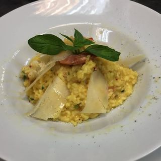 Risoto A La Gamberetti Y Azafran