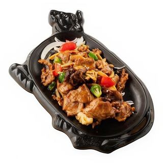 Ternera Con Bambú Y Setas Chinas