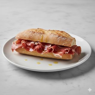 Bocadillo de jamón ibérico