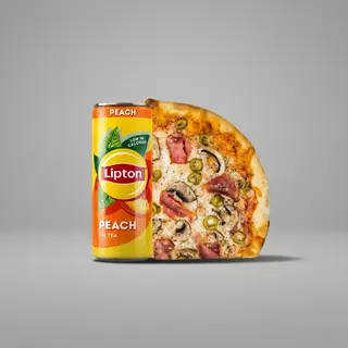 Pizza Tron 24cm + Lipton 0.33l