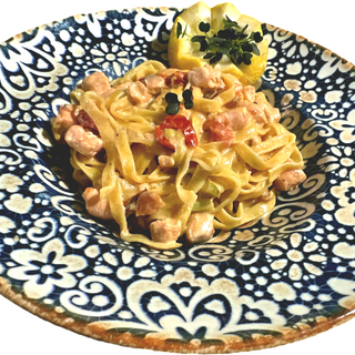 Tagliatelle cu somon