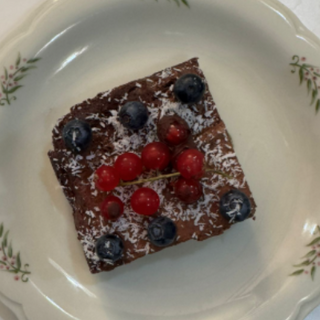 Tarta de chocolate cremoso (gluten, huevo, lactosa)
