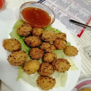 Bolas de verduras fritas