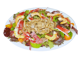 Ensalada Templada De Mezcla De Lechugas