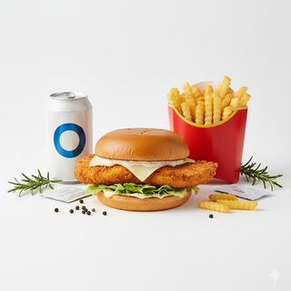 Panino cotoletta menù