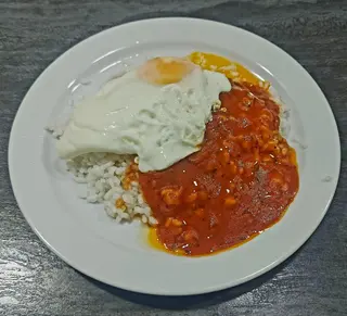 Arroz a la cubana 