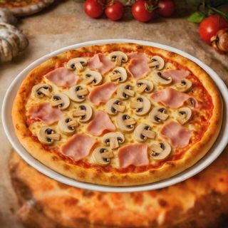 Prosciutto cotto e funghi