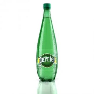 Agua Mineral con Gas Perrier Botella 1 L.
