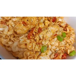 Chicken Fried Noodles And Capsicum