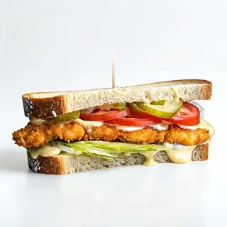 Crispy chicken sandwich
