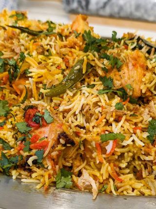 Chicken biryani (single portion)
