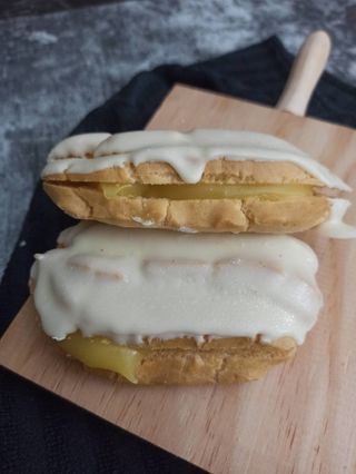 Petisús chocolate blanco y crema (2 Uds.) SIN GLUTEN