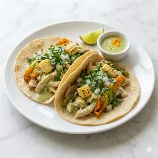 Tacos Flor De Calabaza XL (2 Uds.)