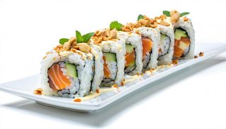 198. Hot peanuts uramaki