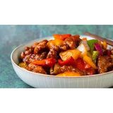 Sweet and sour pork (mixed with pineapple)