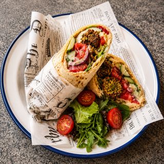 Falafel Hummus Wrap