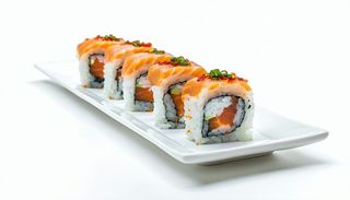 Uramaki spicy salmone