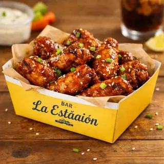 Alitas A La BBQ (12 Pzs.)