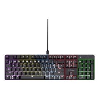 Teclado Gaming Mecánico Rgb Trust Gxt871 Zora Negro - 8713439256826