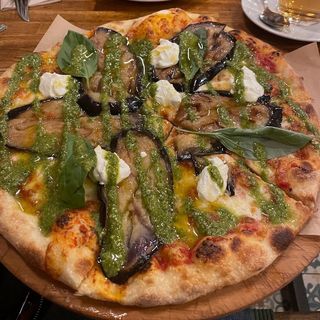 Pizza Ricotta E Basilico (80 Cm.)