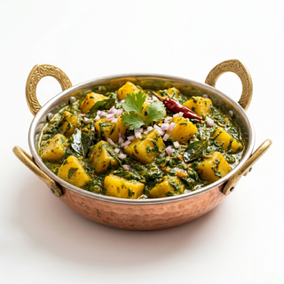 Patatas con Espinacas