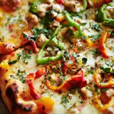 Roasted Pepper Pizza Large.