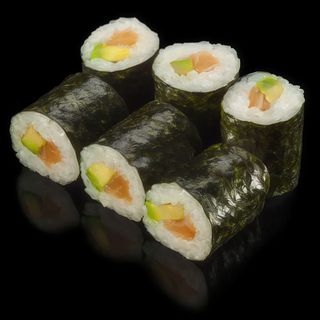 349.hosamaki salmone avocado(6pz)三文鱼牛油果小卷