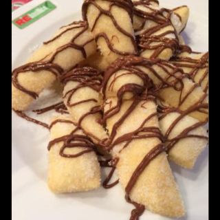 Chiacchere Nutella