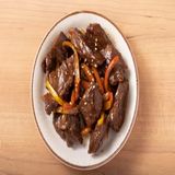 ternera con salsa de ostras