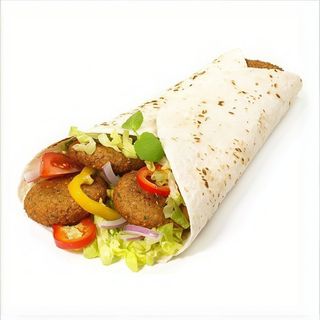 Falafel En Pan Rollo