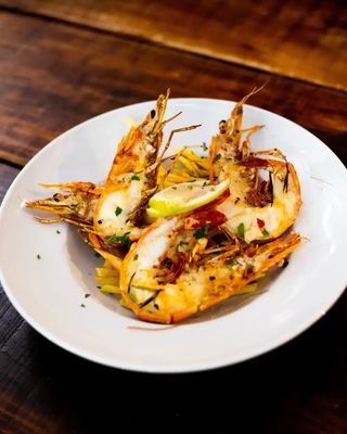 Camarão Tigre no Forno