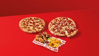 2 Pizzas Medianas + Combo Mix