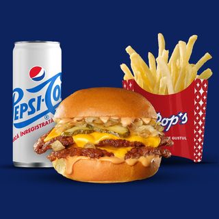 Meniu Double Cheeseburger