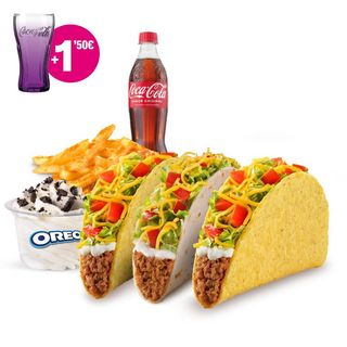 Menú Completo 3 Tacos Supreme