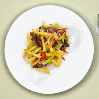 Фри с мясом (300 г)