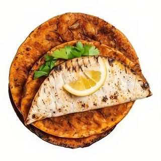 Lahmacun Pollo con Ensalada