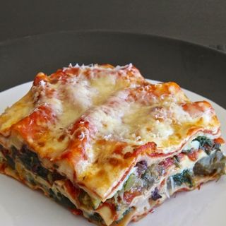 Lasaña de vegetales vegana 
