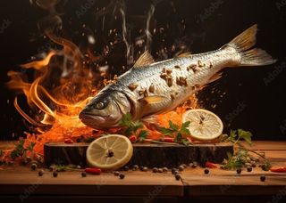 Пъстърва на барбекю (350г)