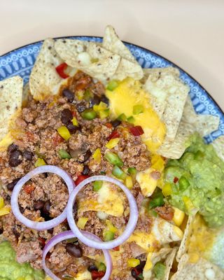 Nachos Tex-Mex Con Chilli Casero