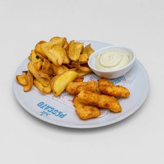 Frittura  di fish and patate fritte