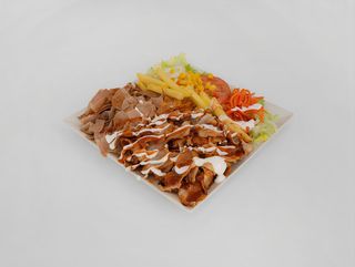 Plato Kebab Con Queso