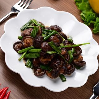 Грибы с Луковым Соусом 