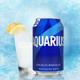 Aquarius Limón lata 330ml.