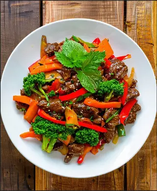Bo xao rau