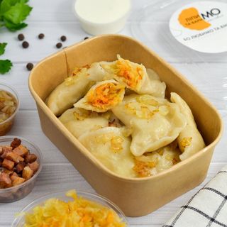 Вареники з капустою (260/40г)