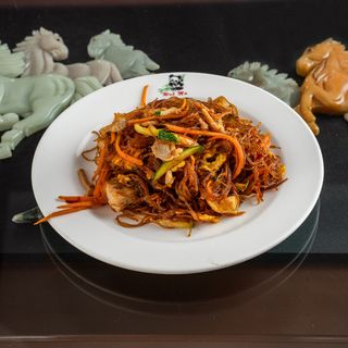 36 Spaghetti di soia con carne piccante