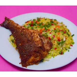 Fried Rice with Fish