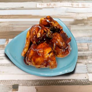 Pollo Con Salsa Bbq (Medio Pollo)