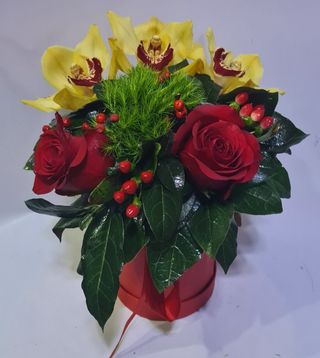 Box ruže i orhideje