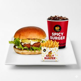 Menú Hamburguesa Hawaiana